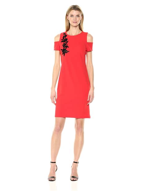 sharagano cold shoulder prada dress|sharagano tops for women.